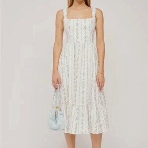 Reformation Bucatini Linen Dress